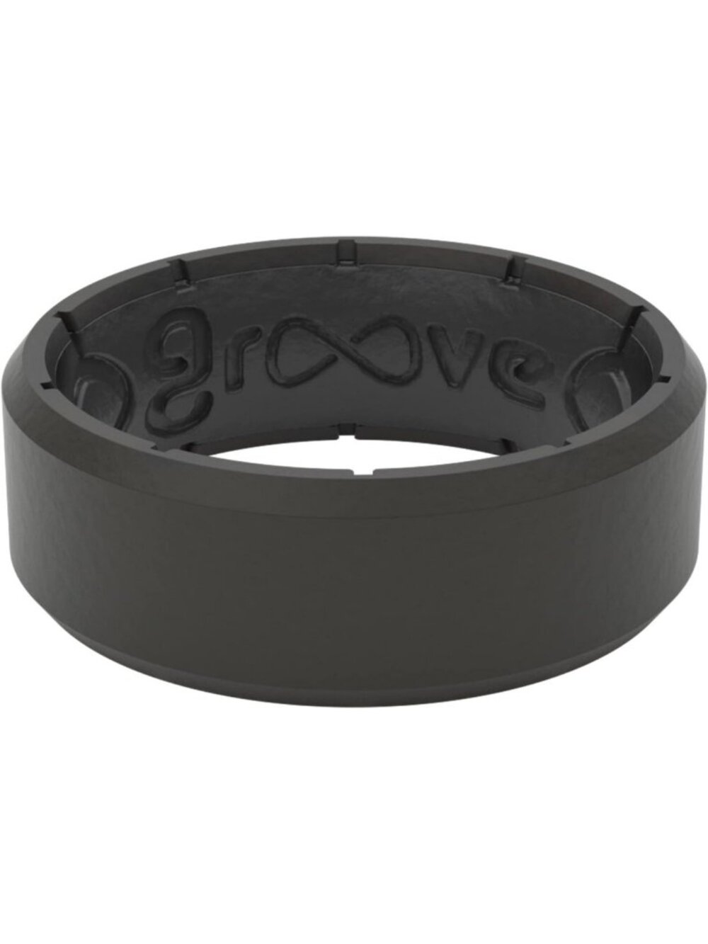 Breathable Silicone Wedding Band for Men | Comfortable Edge Design Ring